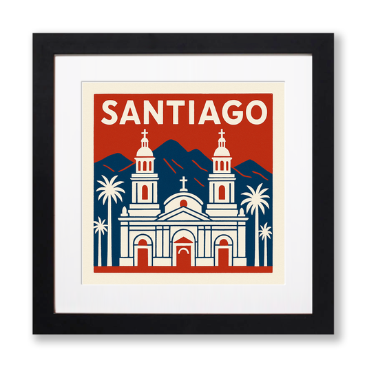 Cities Linoprint-Style Art (c97)