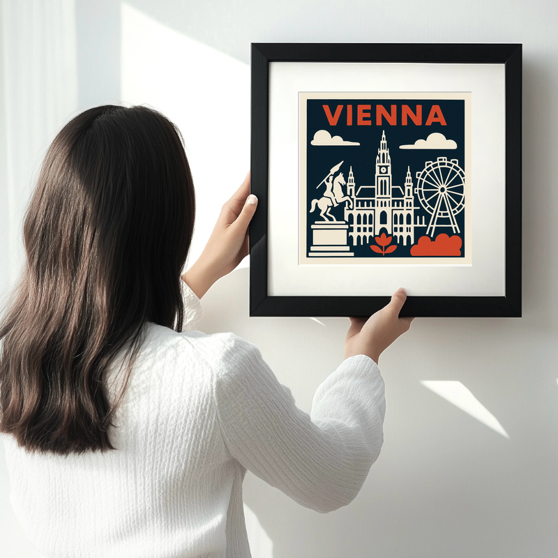 Cities Linoprint-Style Art (c60)