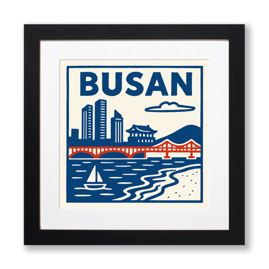 Cities Linoprint-Style Art (c224)