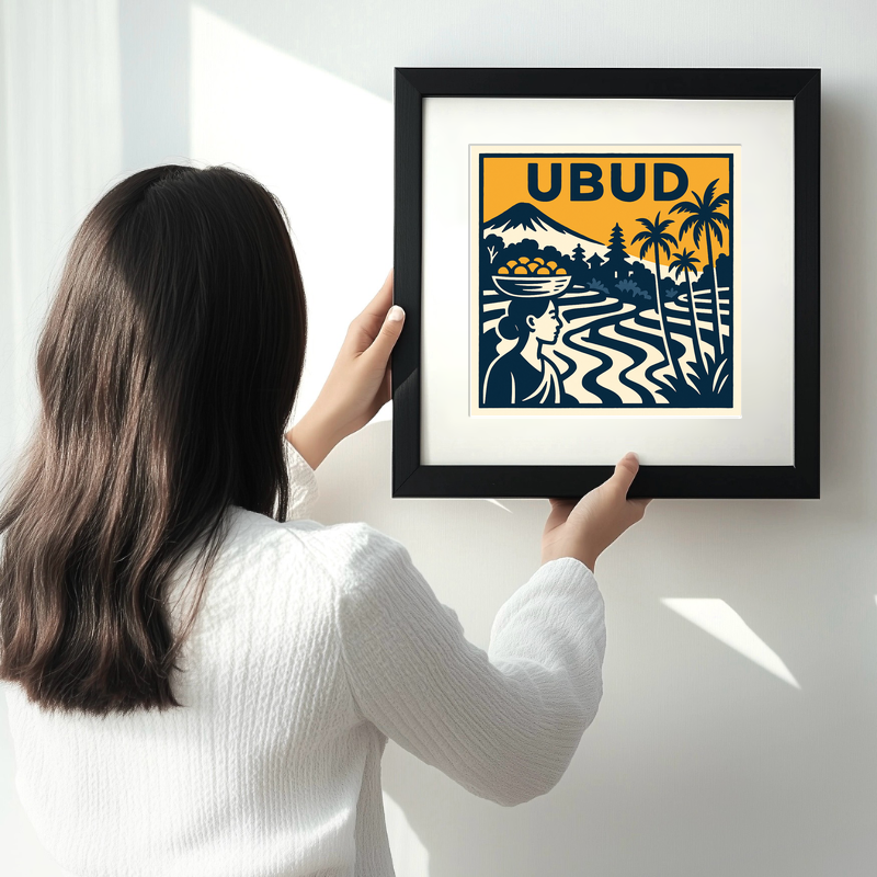 Cities Linoprint-Style Art (c66)