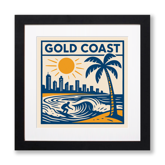 Cities Linoprint-Style Art (c190)