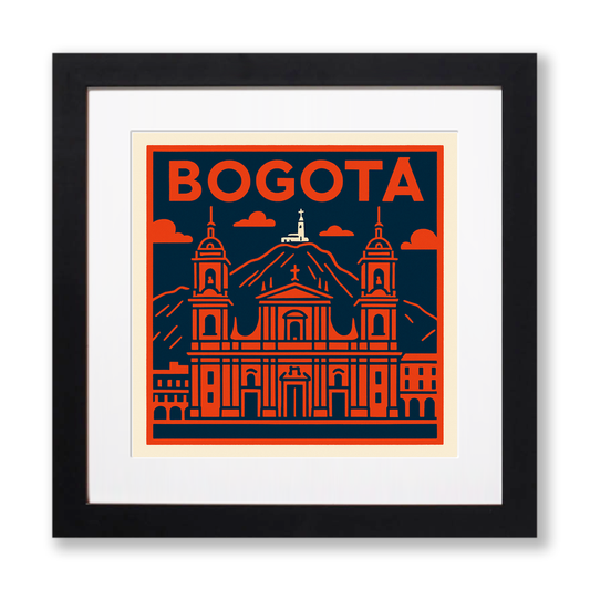 Cities Linoprint-Style Art (c232)