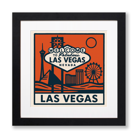 Cities Linoprint-Style Art (c164)