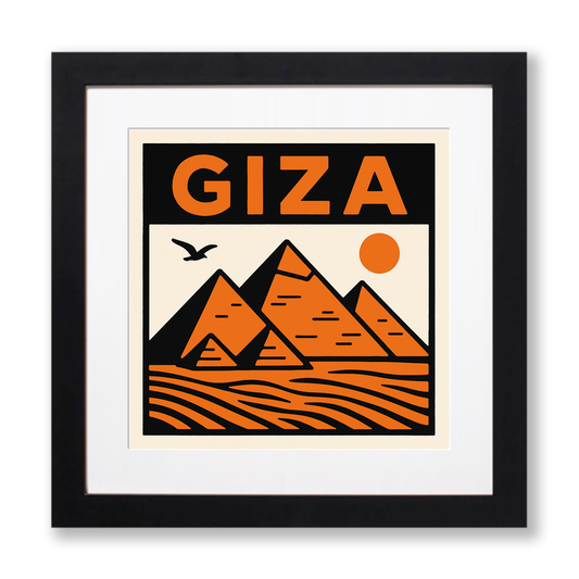 Cities Linoprint-Style Art (c191)