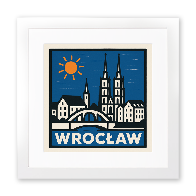 Cities Linoprint-Style Art (c53)