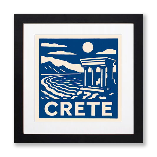 Cities Linoprint-Style Art (c207)