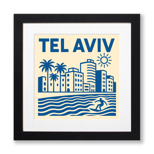 Cities Linoprint-Style Art (c72)