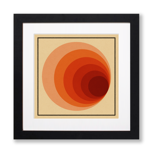 Bauhaus Design Linoprint-Style Art (c455)