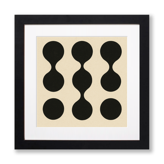 Bauhaus Design Linoprint-Style Art (c410)