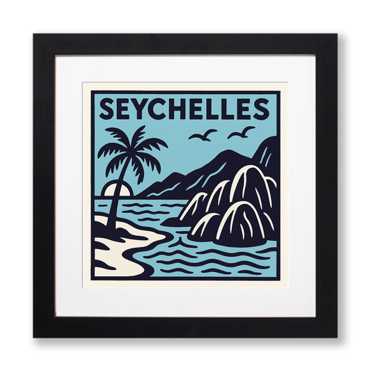 Cities Linoprint-Style Art (c91)