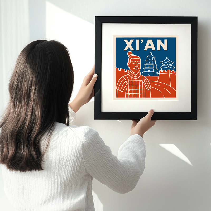 Cities Linoprint-Style Art (c52)