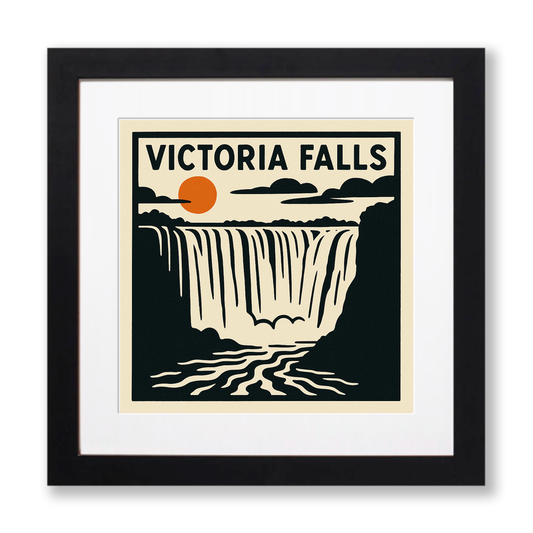 Cities Linoprint-Style Art (c61)