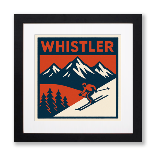 Cities Linoprint-Style Art (c54)