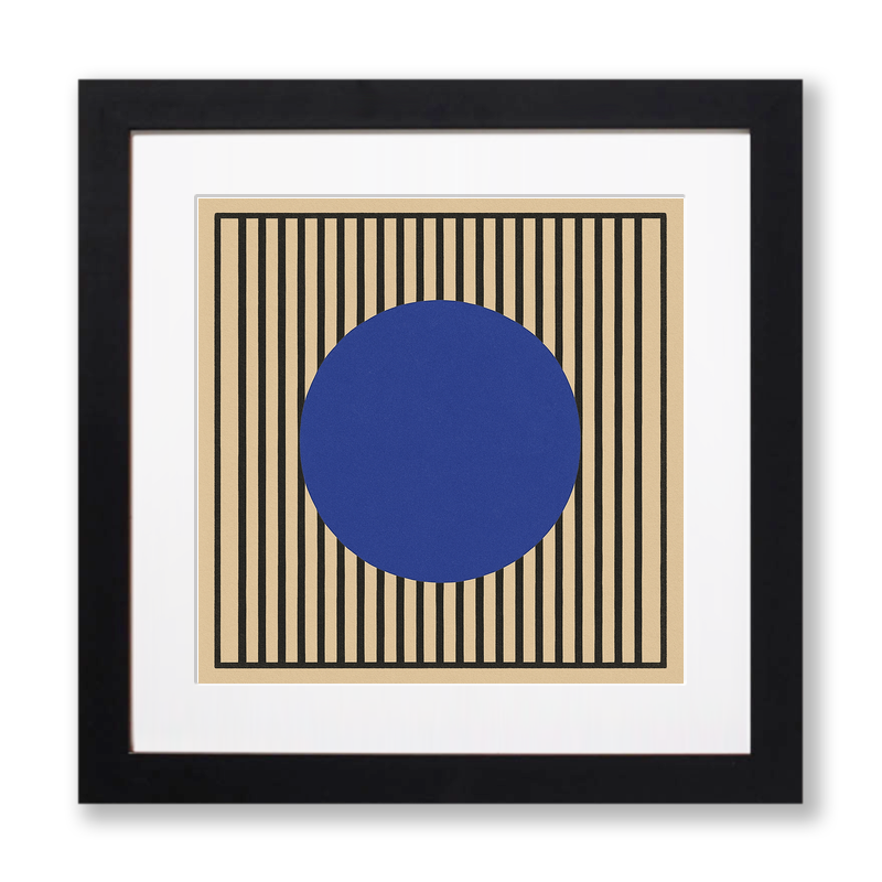 Bauhaus Design Linoprint-Style Art (c458)