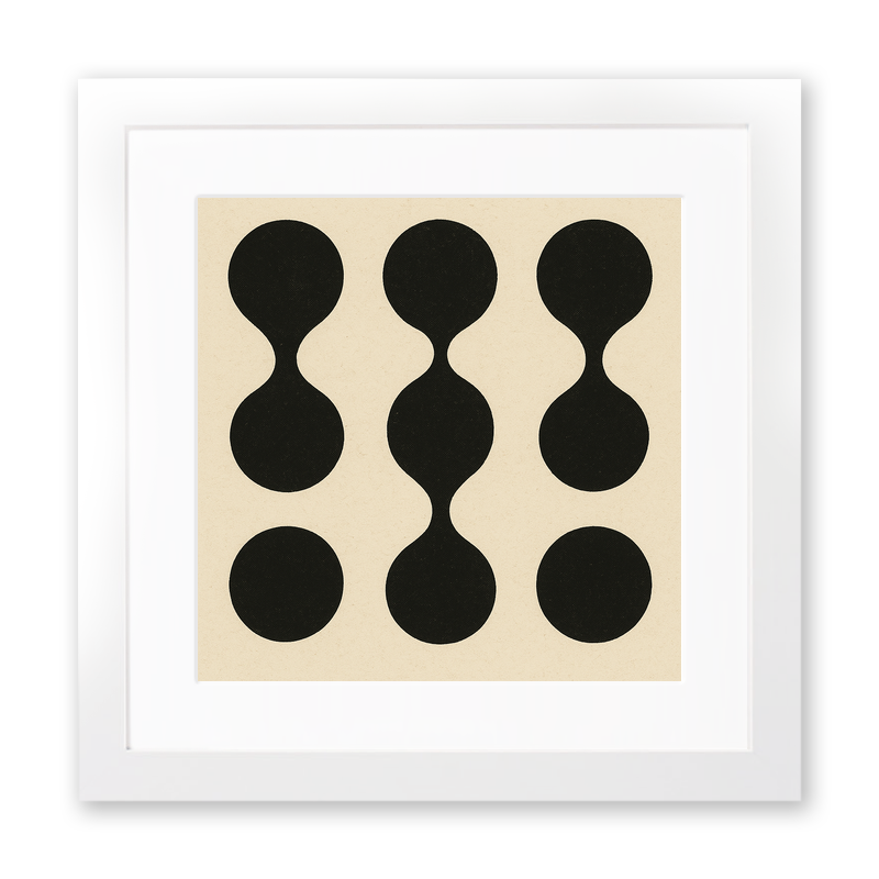 Bauhaus Design Linoprint-Style Art (c410)