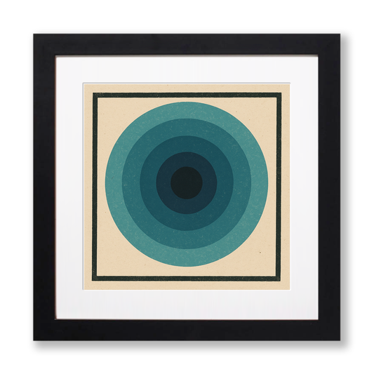 Bauhaus Design Linoprint-Style Art (c450)