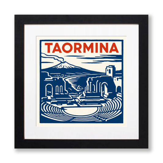 Cities Linoprint-Style Art (c75)