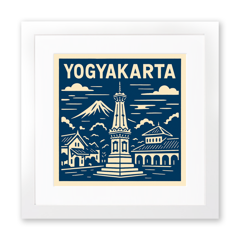 Cities Linoprint-Style Art (c50)
