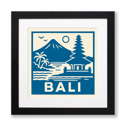 Cities Linoprint-Style Art (c241)