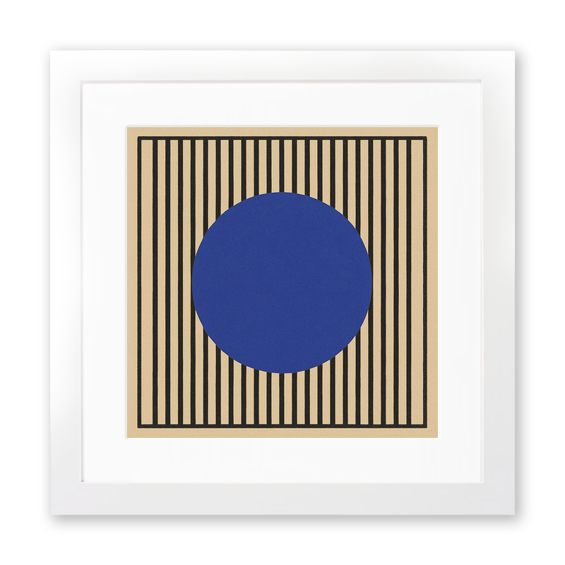 Bauhaus Design Linoprint-Style Art (c458)