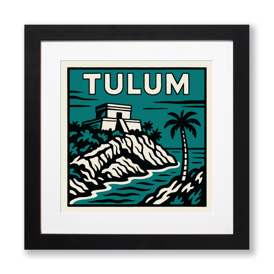 Cities Linoprint-Style Art (c67)