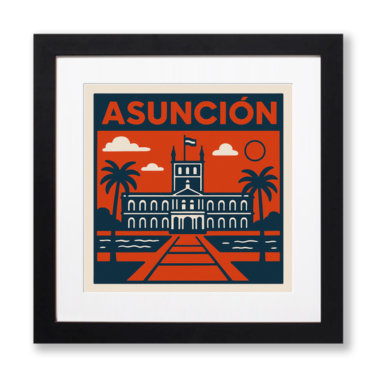 Cities Linoprint-Style Art (c245)