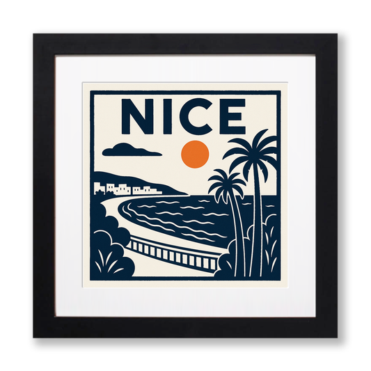 Cities Linoprint-Style Art (c130)