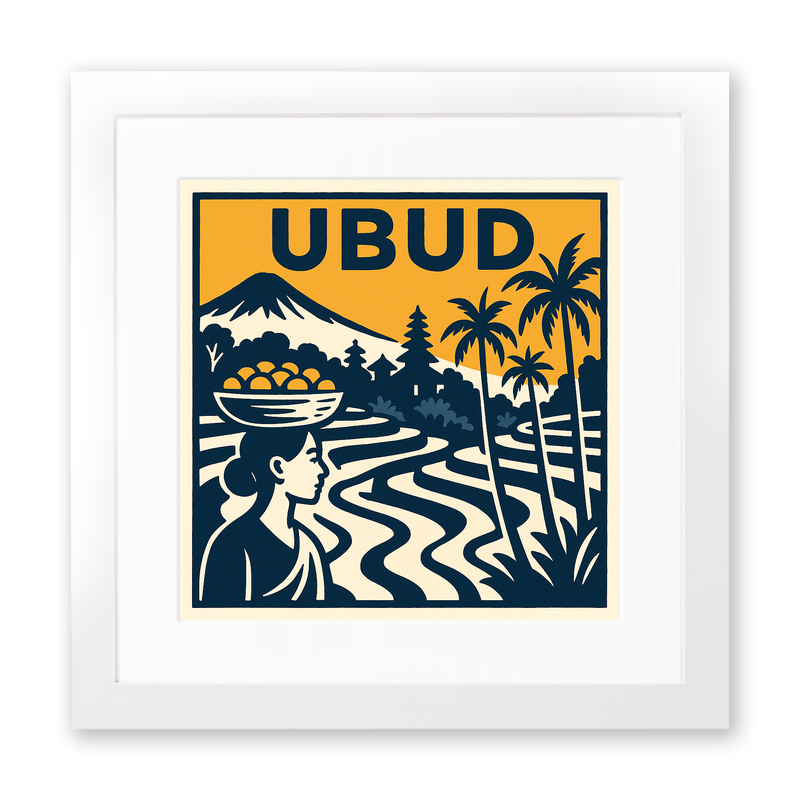 Cities Linoprint-Style Art (c66)