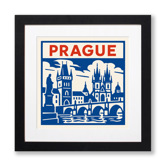 Cities Linoprint-Style Art (c114)
