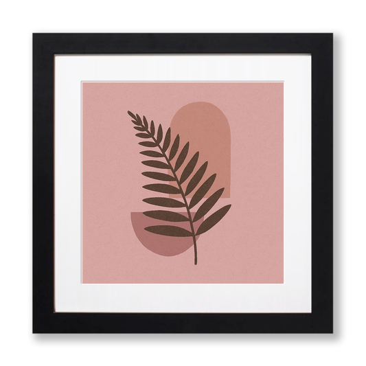 Flowers and Plants Linoprint-Style Art (c528)