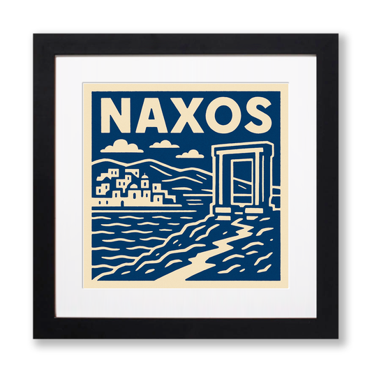 Cities Linoprint-Style Art (c133)