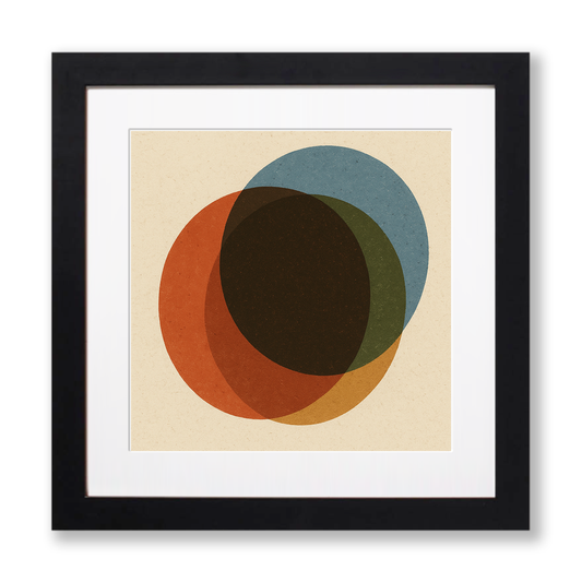 Bauhaus Design Linoprint-Style Art (c419)