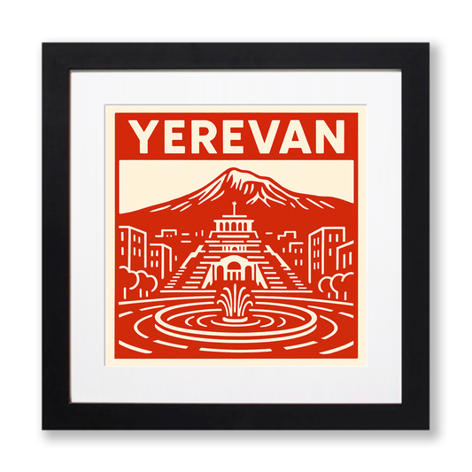 Cities Linoprint-Style Art (c51)