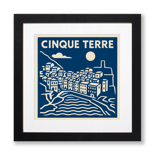 Cities Linoprint-Style Art (c210)