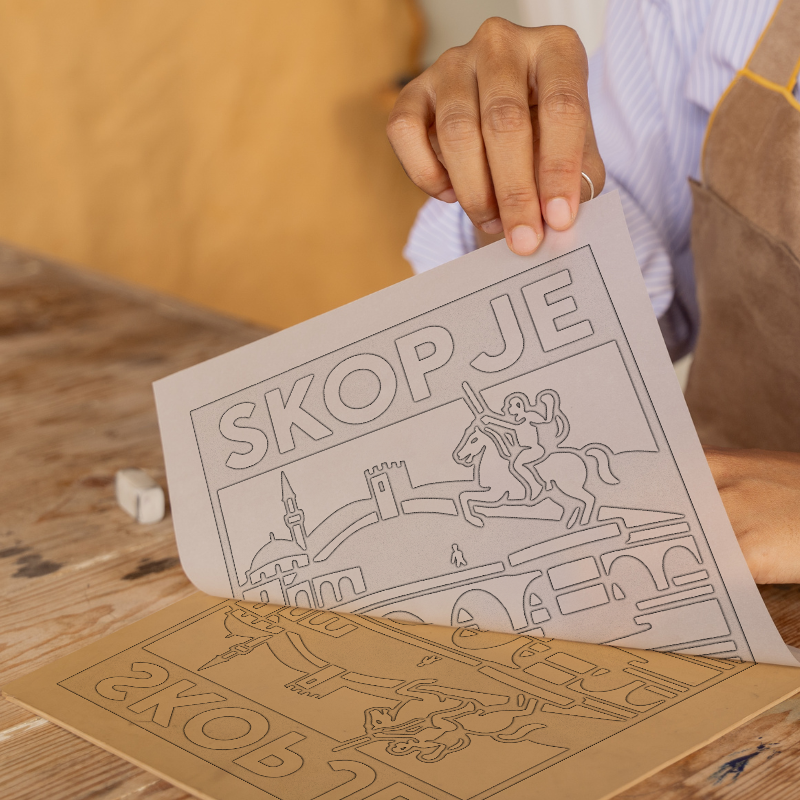 Cities Linoprint-Style Art (c86)