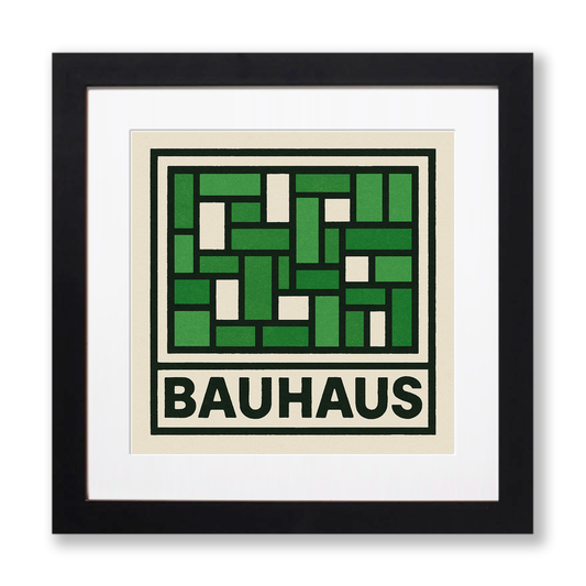Bauhaus Design Linoprint-Style Art (c421)