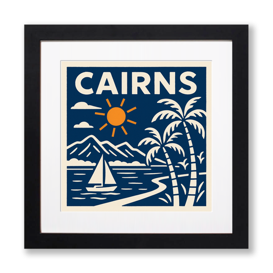 Cities Linoprint-Style Art (c221)