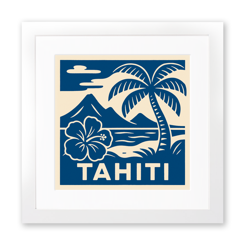Cities Linoprint-Style Art (c79)