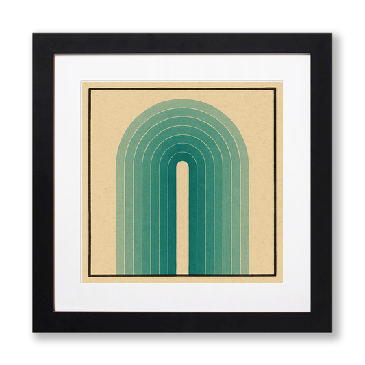 Bauhaus Design Linoprint-Style Art (c444)