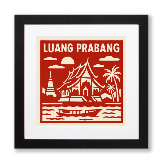 Cities Linoprint-Style Art (c158)