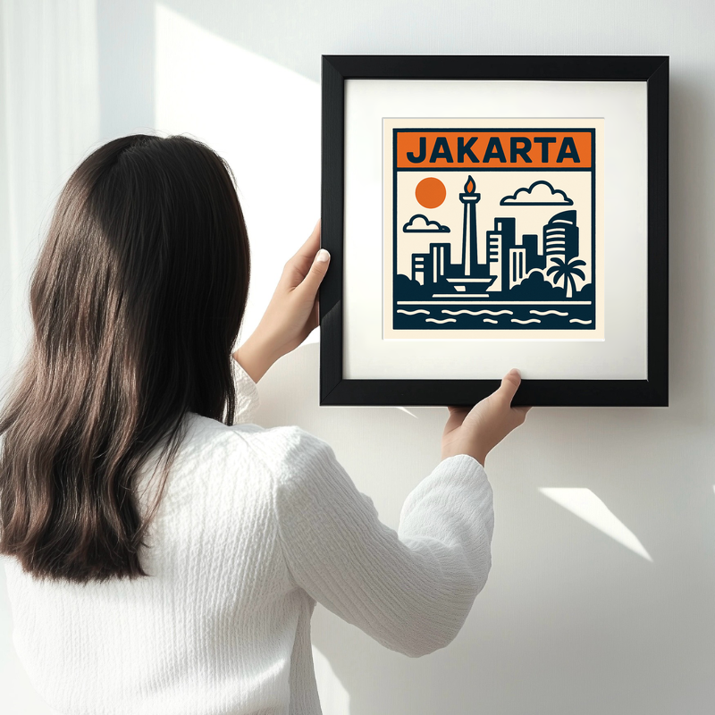 Cities Linoprint-Style Art (c175)