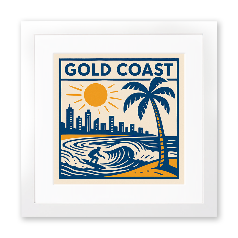 Cities Linoprint-Style Art (c190)
