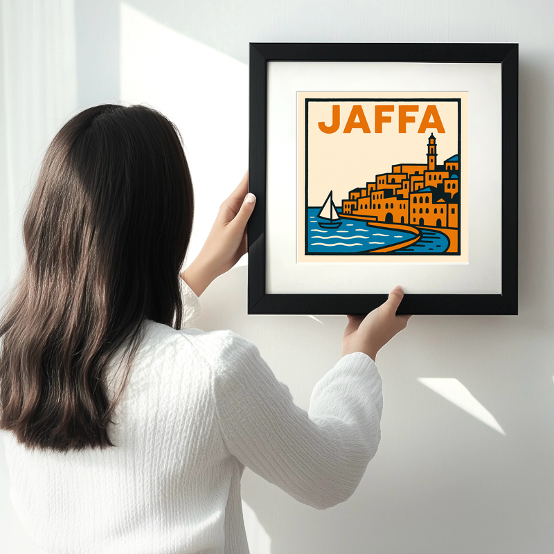 Cities Linoprint-Style Art (c176)