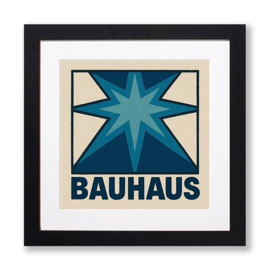 Bauhaus Design Linoprint-Style Art (c482)
