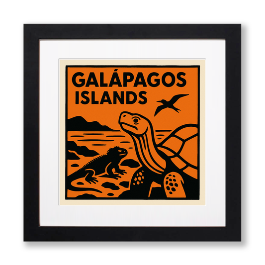 Cities Linoprint-Style Art (c193)