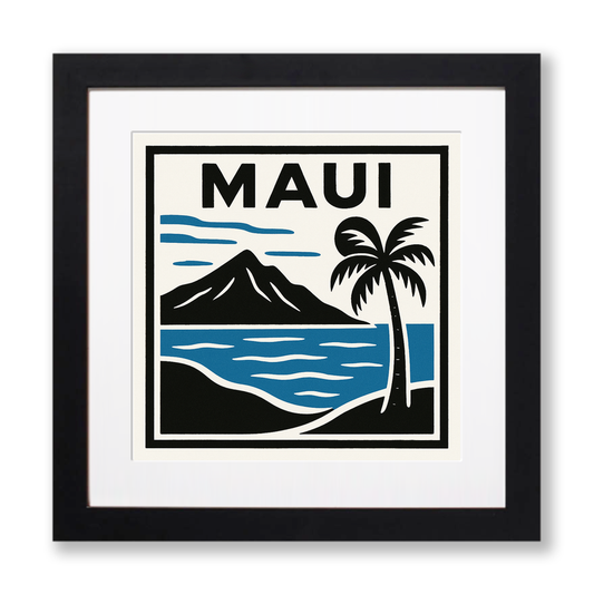 Cities Linoprint-Style Art (c151)