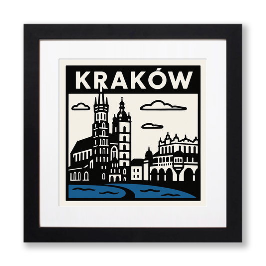 Cities Linoprint-Style Art (c170)