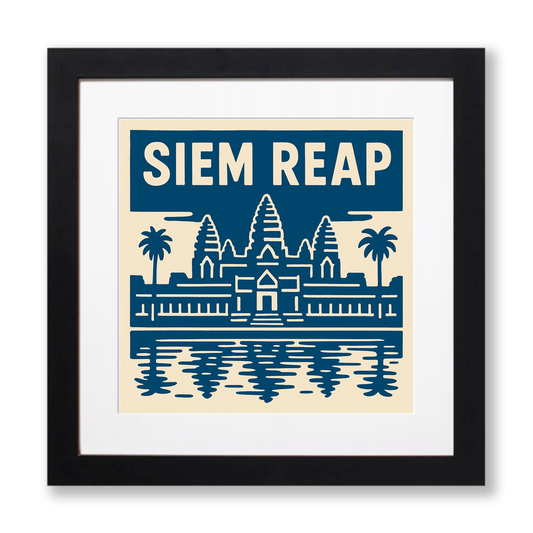 Cities Linoprint-Style Art (c89)