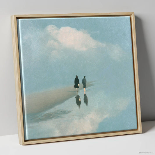 Framed Canvas Natural Frame
