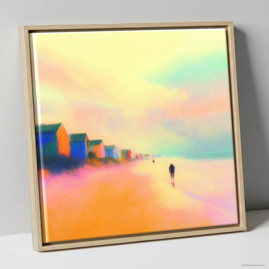 Framed Canvas Natural Frame